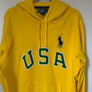 Vintage Polo by Ralph Lauren Men's Yellow Hoodie NWOT